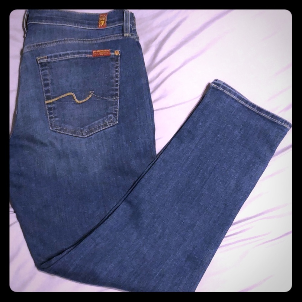 Women’s size 28 7 for all mankind skinny